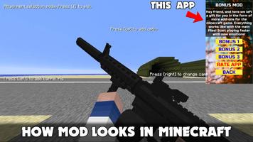 Warfare Mod in Minecraft PE Poster