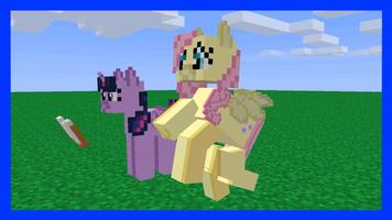 Pony Horses Mod Minecraft capture d'écran 1