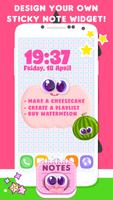My Cute Sticky Notes on Homescreen poster