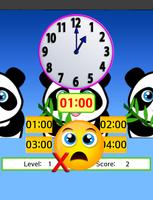 clock game for kids اسکرین شاٹ 1