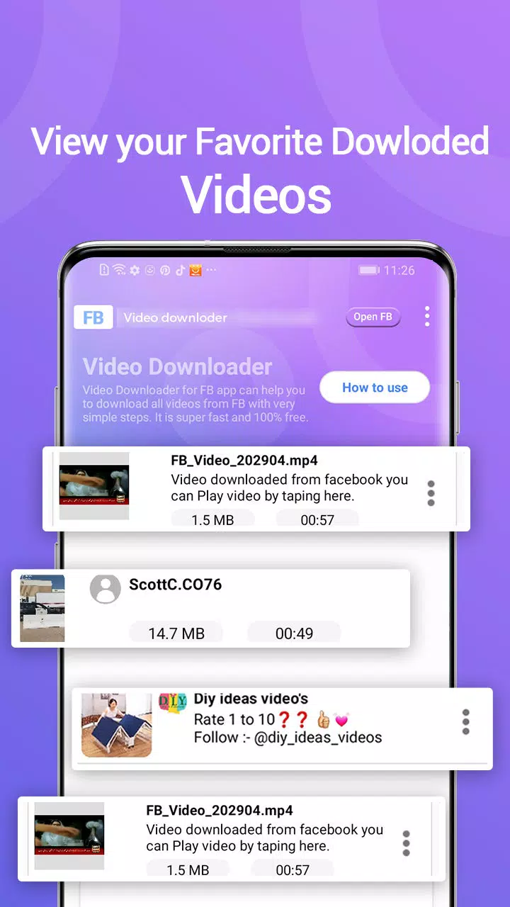Video Downloader APK pour Android Télécharger