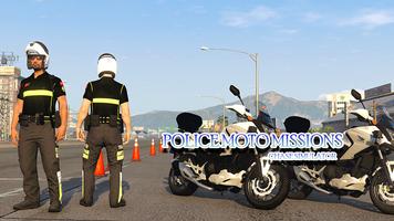 POLICE MOTOBIKE COP CHASE RAMP Affiche