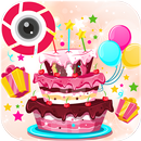 Birthday Greetings Card Making App: Photo Stickers APK