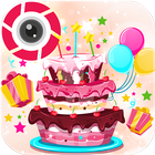 Birthday Greetings Card Making App: Photo Stickers icon
