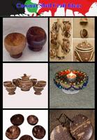 Idées d'artisanat de coquille de noix de coco Affiche