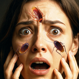 Cockroach Prank Selfie Camera