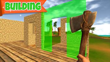 Block Building Craft 3D Simula Cartaz