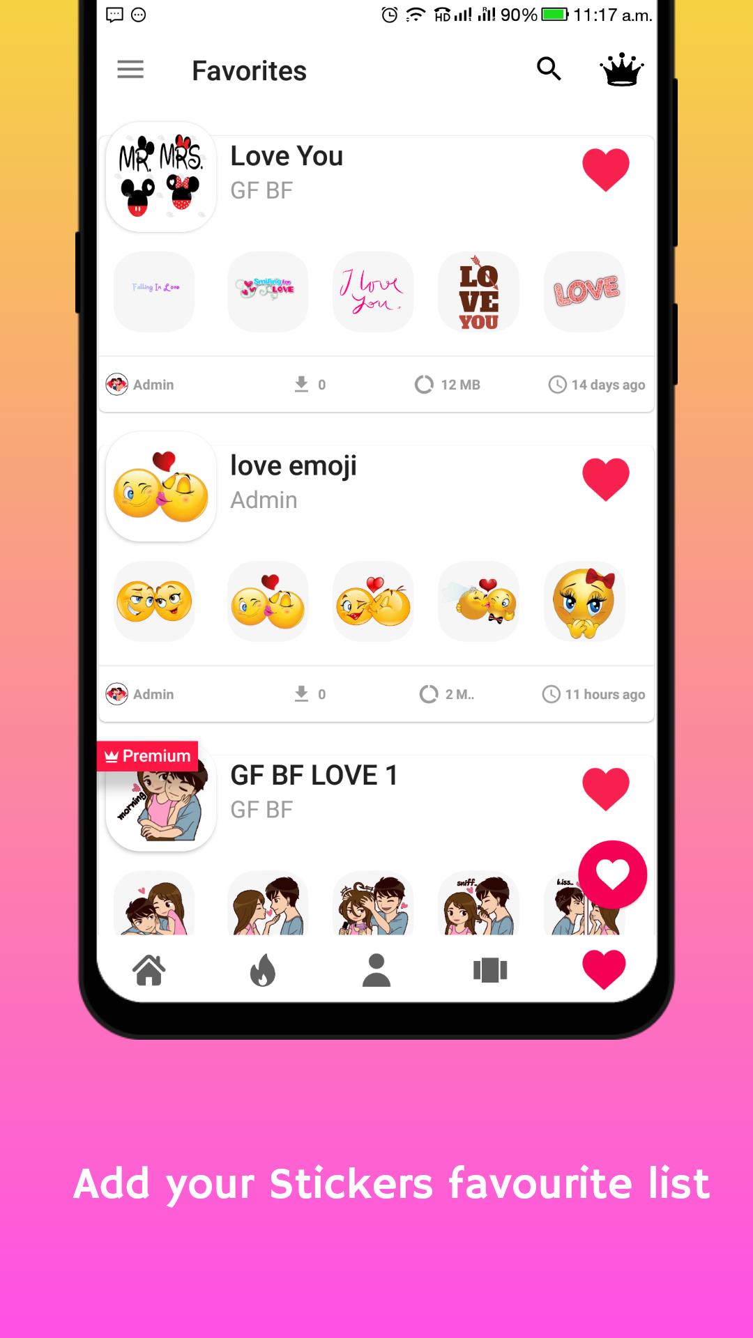 Love Stickers Romantic Stickers For Whatsapp For Android Apk