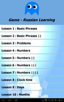 Game - Russian Learning Affiche