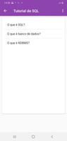 SQL Tutorial Portuguese screenshot 1