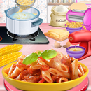 White Sauce Pasta Creamy Recipe-Cooking in Kitchen APK