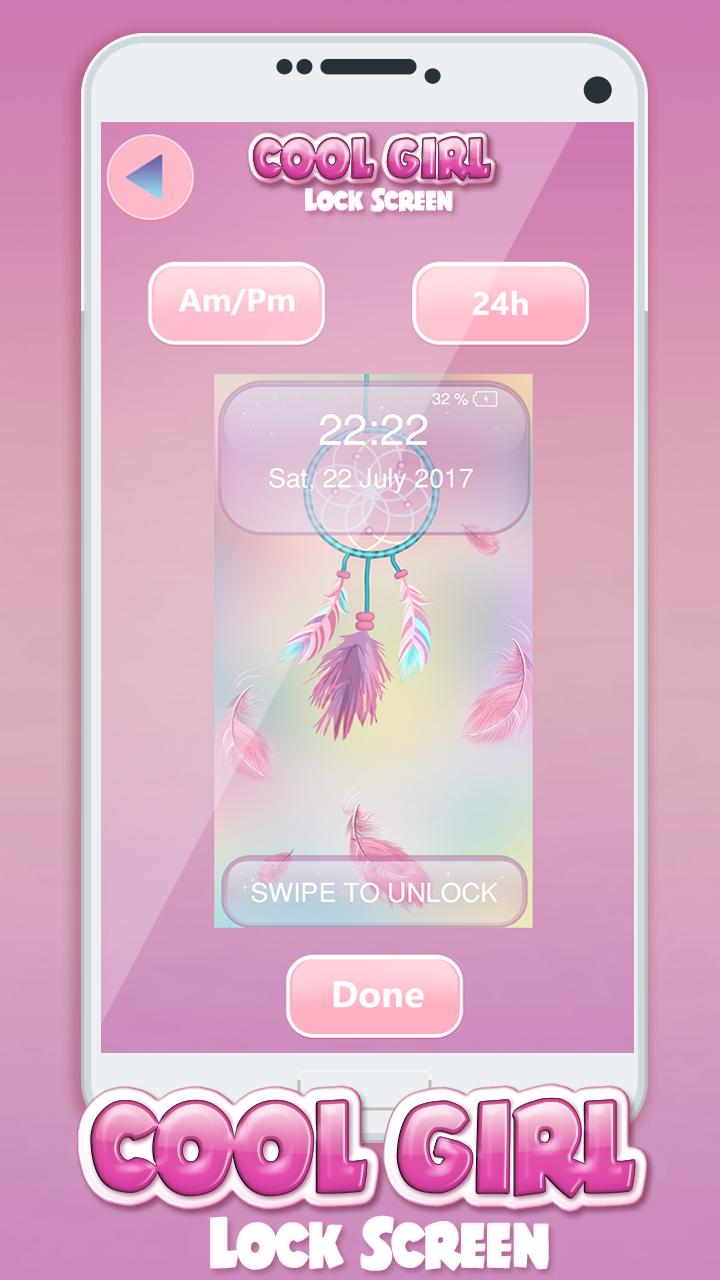 Android 用の クールガールのロック画面壁紙と背景 Apk をダウンロード