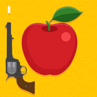 Apple Shooter Game Revolver Zeichen