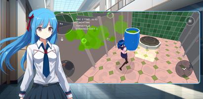 Anime Love School Simulator ảnh chụp màn hình 1