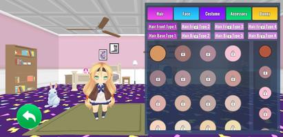 Kawaii School Anime Game ảnh chụp màn hình 2