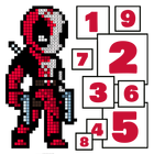 Color By Number - Superhero Coloring Book icon