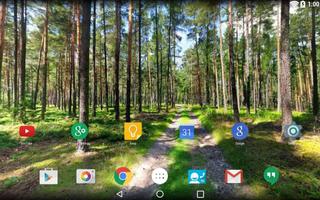 Panorama Wallpaper:ForestRoads ภาพหน้าจอ 1