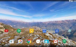 Panorama Wallpaper: Mountains2 Ekran Görüntüsü 2