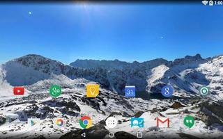 Panorama Wallpaper:Snowy Mntns 스크린샷 2