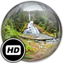 Panorama Wallpaper: Waterfalls aplikacja