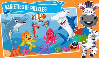 Kids Puzzle - Animals Puzzle Game Ekran Görüntüsü 1