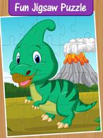 Dinosaur Puzzle Affiche