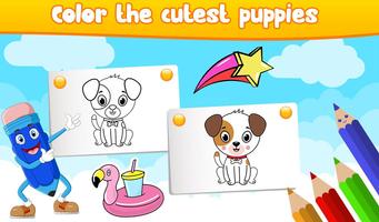 Puppy Coloring-poster