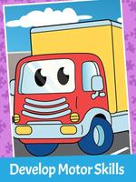 Kids Trucks Puzzle - Jigsaw Puzzles Ekran Görüntüsü 1
