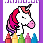 Unicorn Coloring icône