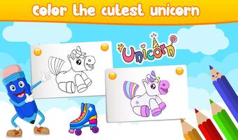 Unicorn Coloring โปสเตอร์