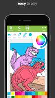برنامه‌نما ColorPick - Dino Coloring Book عکس از صفحه