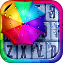 雨の絵文字キーボード APK