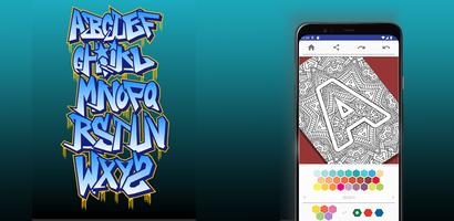 Fonts Coloring Pages 海報