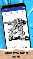 Colorbook Robot Coloring Pages 截圖 3