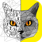Color by Number Poly Art icon