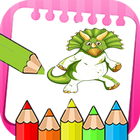 Coloring Dinosaur Kids icône