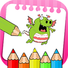 Coloring Dragons Kids icône