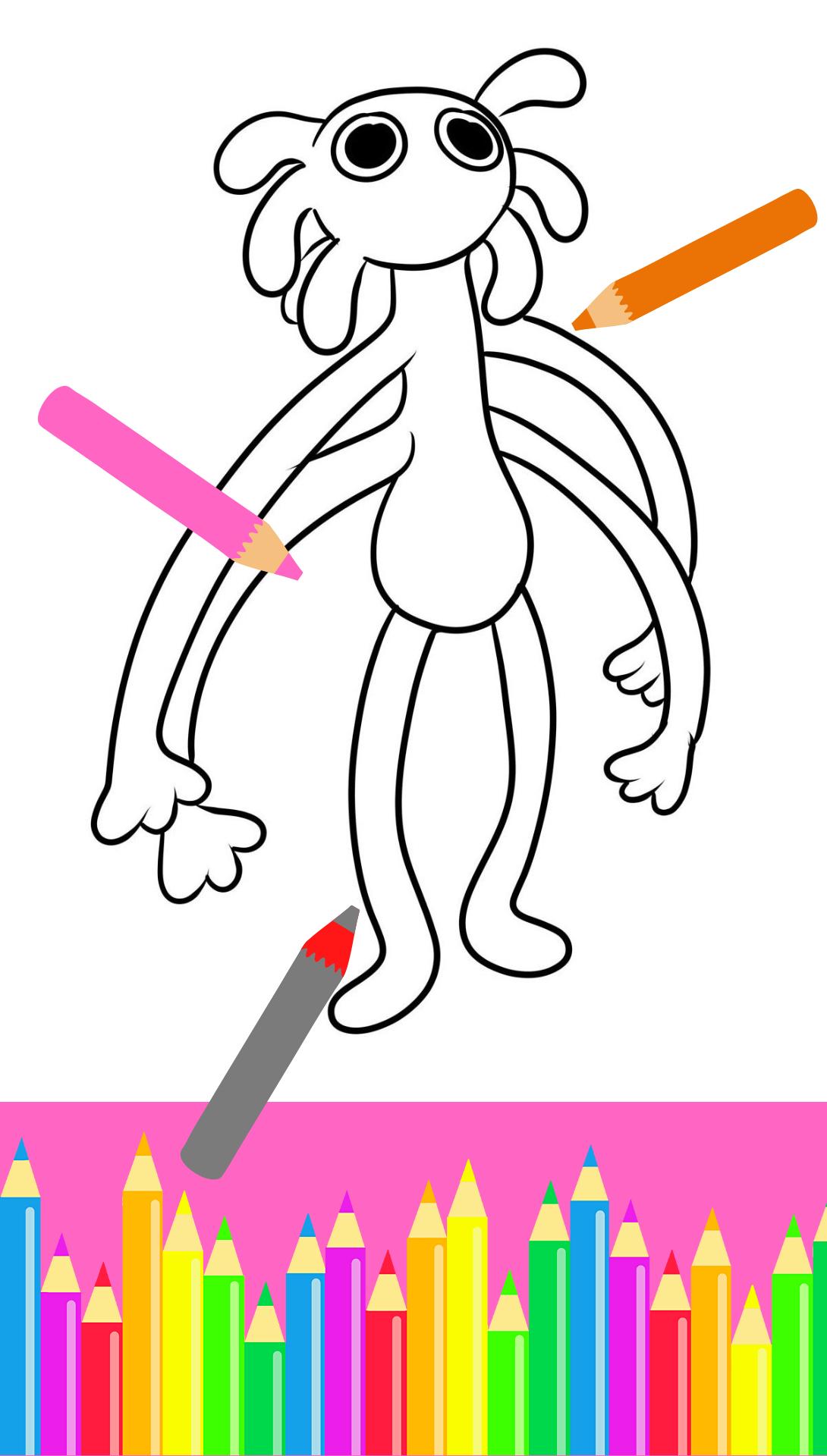 Rainbow Friends Coloring Pages Printable