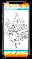 Mermaid Coloring Book Glitter imagem de tela 3