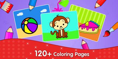 Coloring Book For Kids- Painti Poster