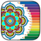 Mandala-Malbuch Zeichen