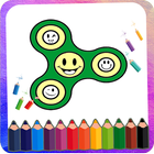 Spinner Coloring Book & Drawing Book Fidget-icoon