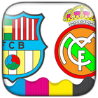 Coloring Page: Football Club Logo icon
