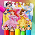 العاب رسم تلوين اميرات والبنات