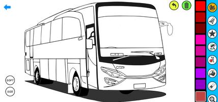 Bus Coloring Pages poster
