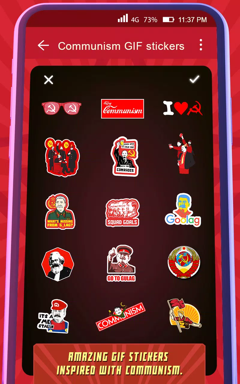 Descarga de APK de Aplicación GIF Comunismo - Pegatinas Animadas para Android Descarga de APK de Aplicación GIF Comunismo - Pegatinas Animadas para Android