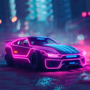 Neon Retro Racing : Music 2023 APK