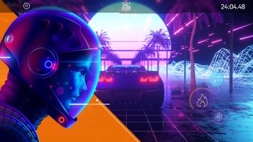 Neon Retro Racing : Music 2023 screenshot 3