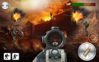 Commando combat shoot poster