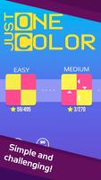 Just One Color - puzzle game Affiche